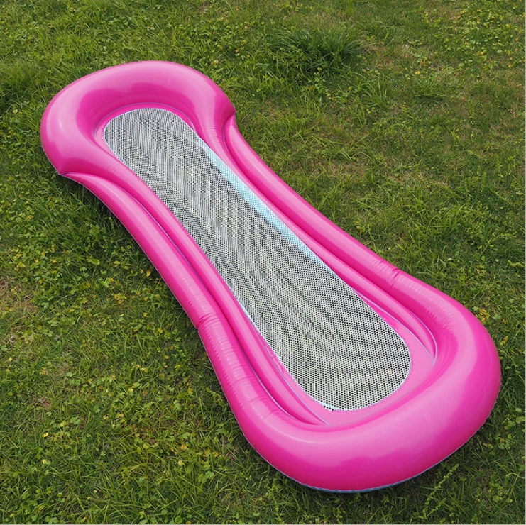 Wholesale Portable Pool Toys Float Net Swimming Mattress Bed Inflatable Water Hammock
