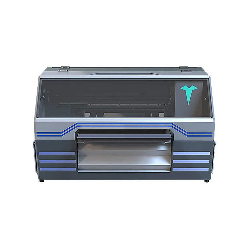 5060 Small uv dtg printer Dual nozzle xp600 Garment T-shirt shirt textile printing machine Flat lanyard printing machine