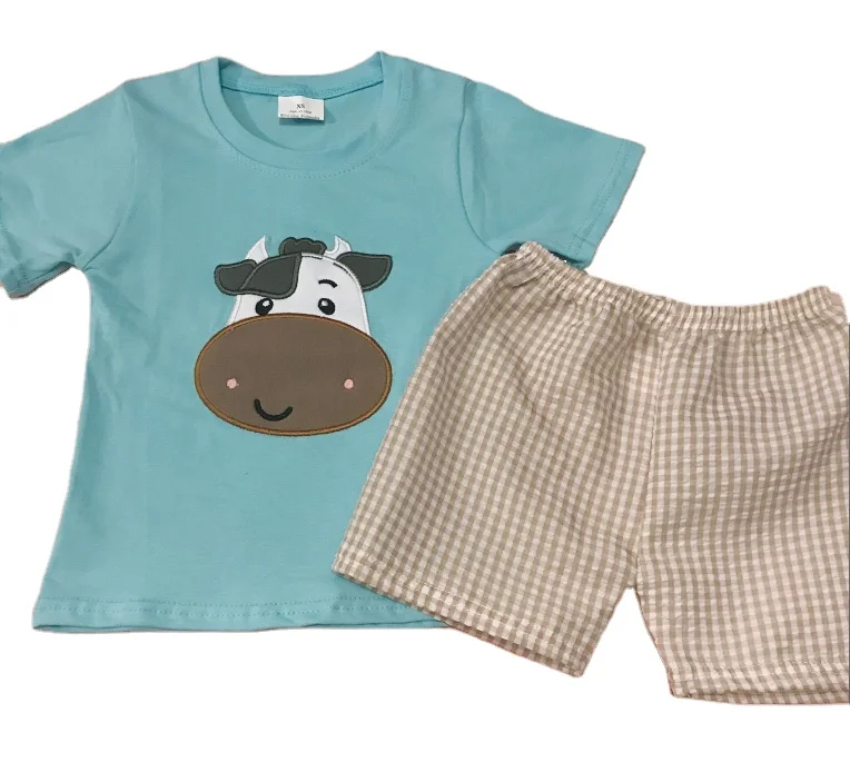 Новинка 2022, модная детская одежда, комплекты одежды для мальчиков с вышивкой