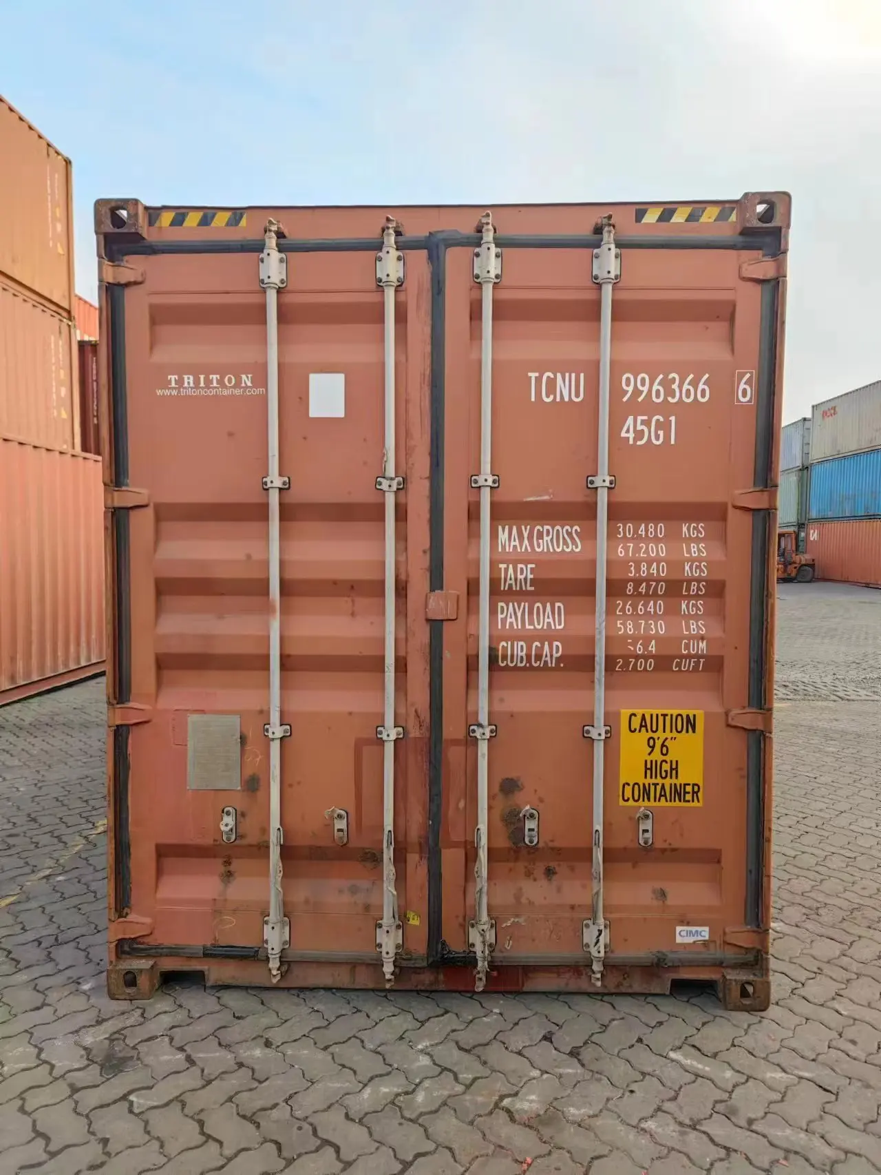 Wholesale Low MOQ Manufactured 40ft HC High Cube Used Shipping Container Standard