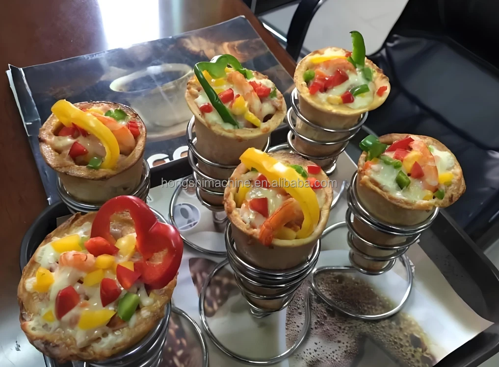 Hot Sale Automatic Pizza Making Machine Industrial Pizza Cone Vending Making Machine Pizza Mould Cones Making Equipment