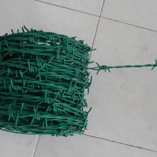 2024 hot sales barbed wire mesh roll 1.8 mm x 400 m length with T post and cowboy wire accessories easy in stall