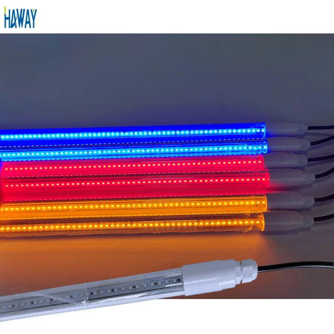 1.2m LED  Tube T8  blue yellow red RGB Tube Lights DC24V for Room Bar Party