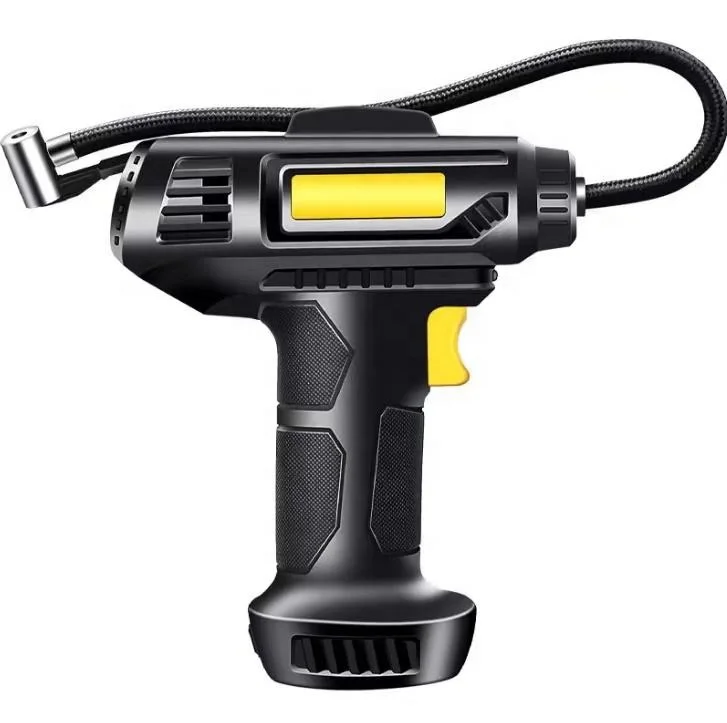 Digital Cordless Car Air Pump Rechargeable Small Car Air Compressor Wireless Handheld Portable Car Tire Inflator