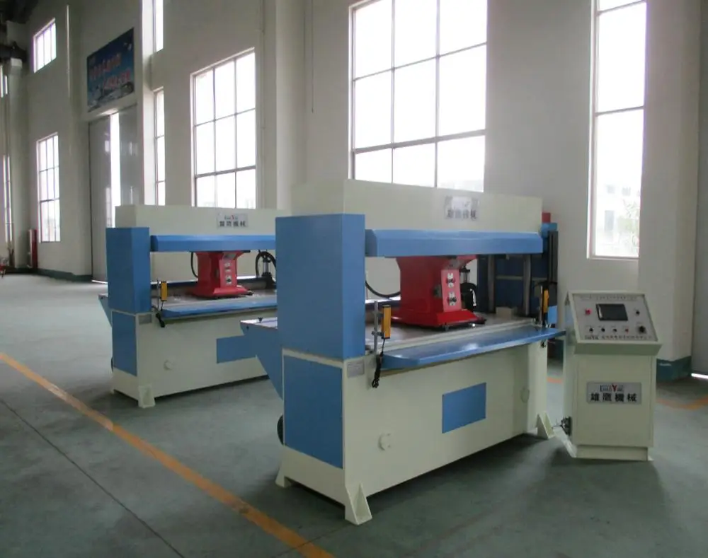 
35T Precision four-column hydraulic traveling head fabric clicker 