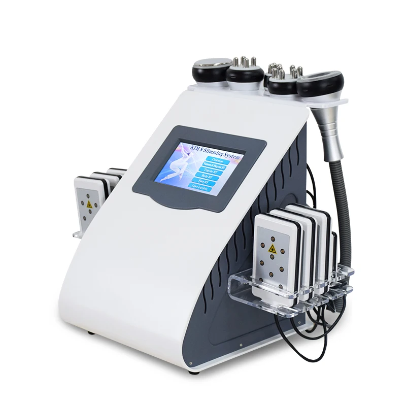 6 In 1 40khz Ultrasonic Cavitation 2.0 Rf Slimming Beauty Machine Ultra Cavitation Machine For Skin Tighten Body Sculpting