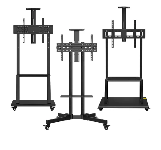 1700 Carts TV bracket para 32/43/75 inches removable LED LCD tv stand with cold rolled steel plate monitor mount