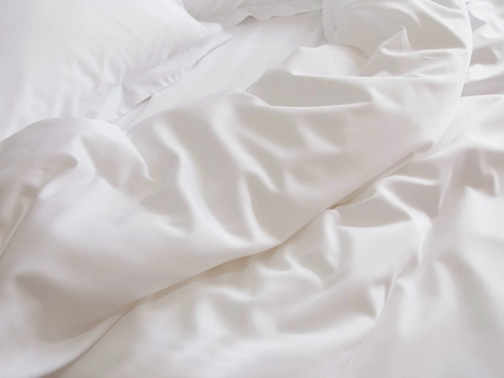 
hotel textile bedsheet material cotton sateen fabric wholesale 