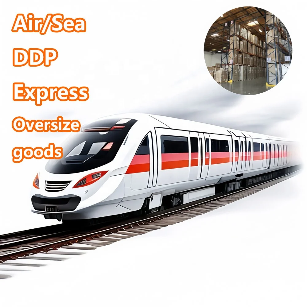 Oversized cargo FCL LCL shipping Train and railway transportation from China to Europe Germany France Railroad+Trucking