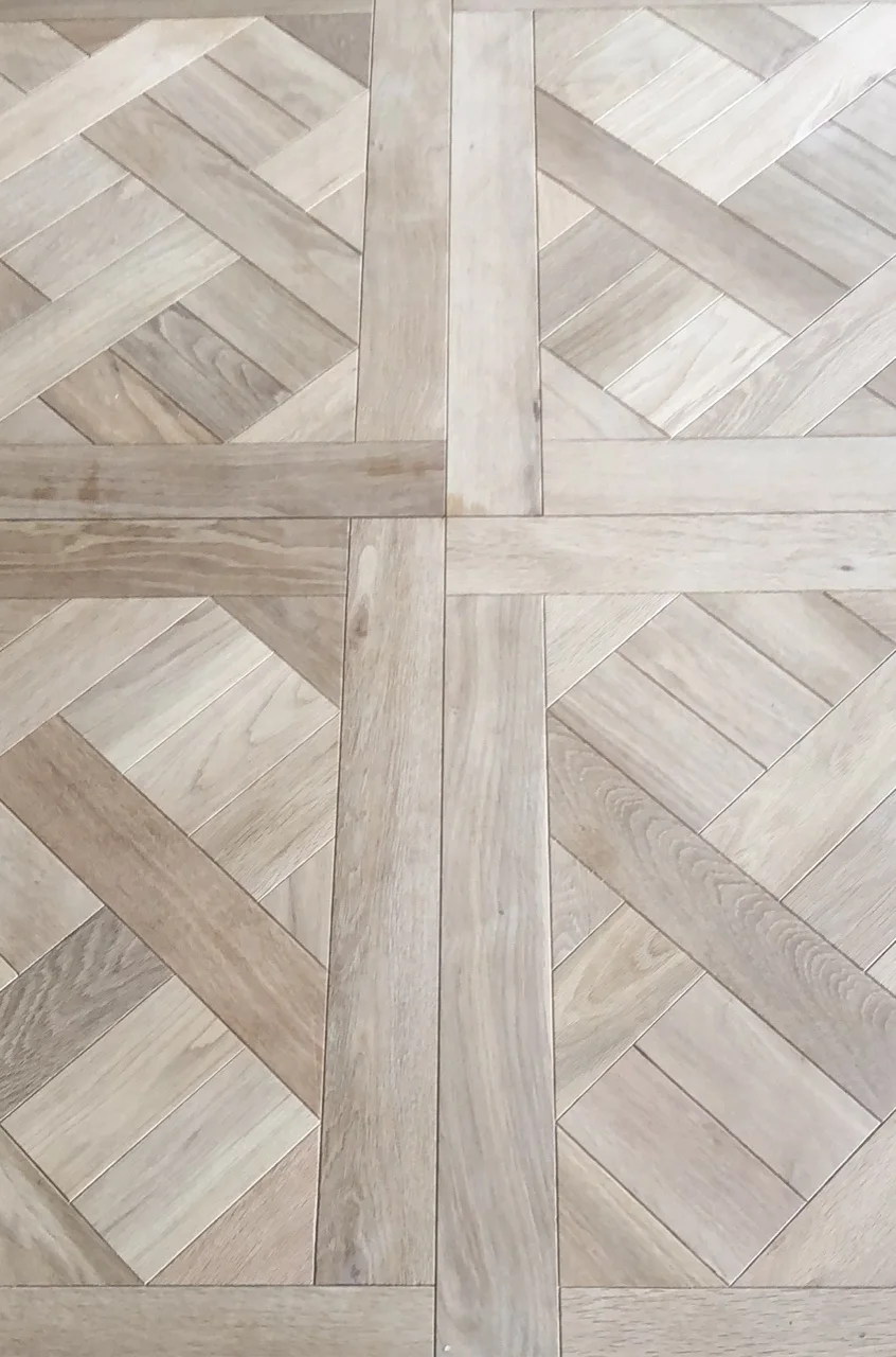 French versailles parquet floor solid wooden flooring with unfinished