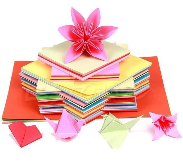 Diy Handmade Paper Square Floral Paper Crane DIY Origami Papier