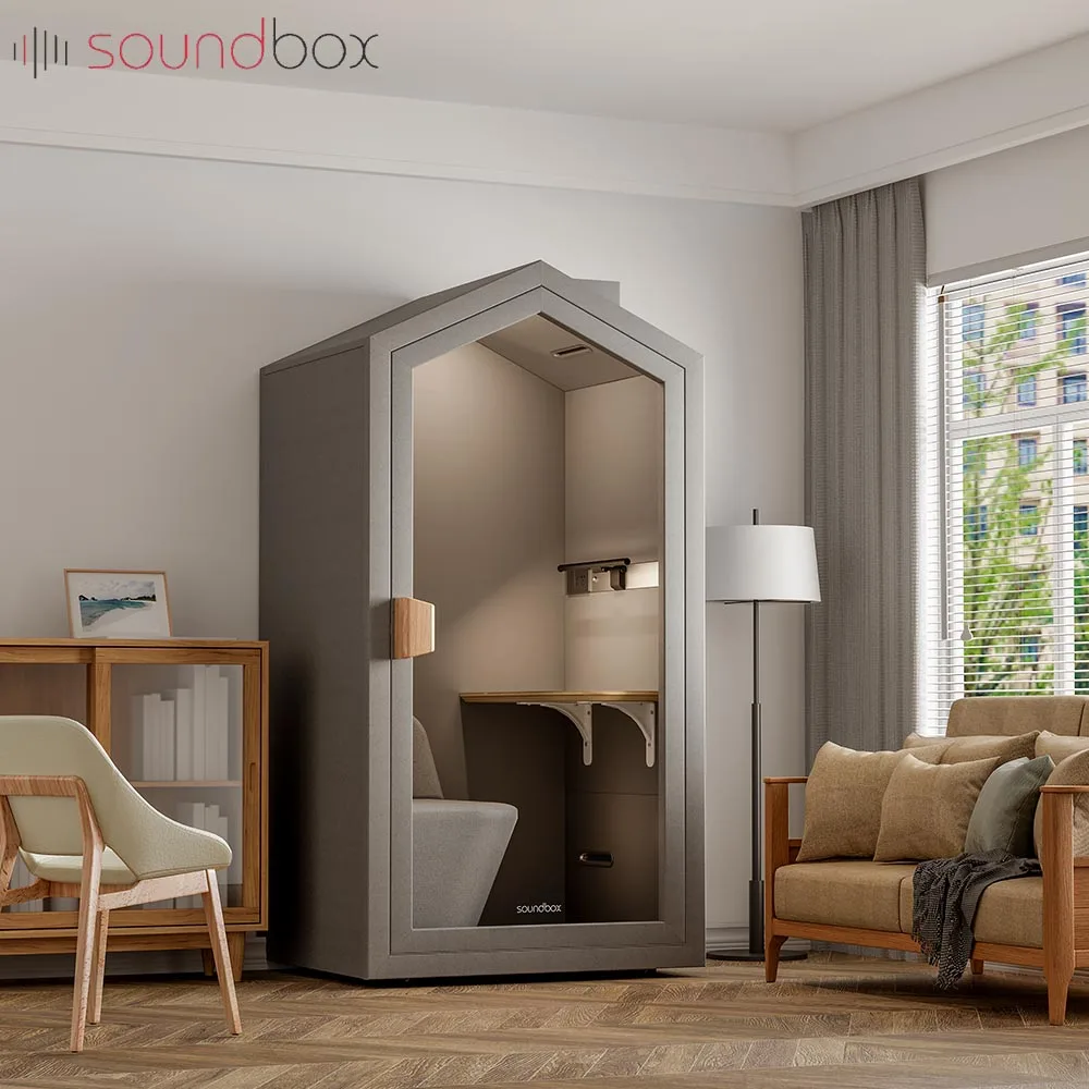 Sound booth recording studio office space meeting room pods privacy calling phone booths