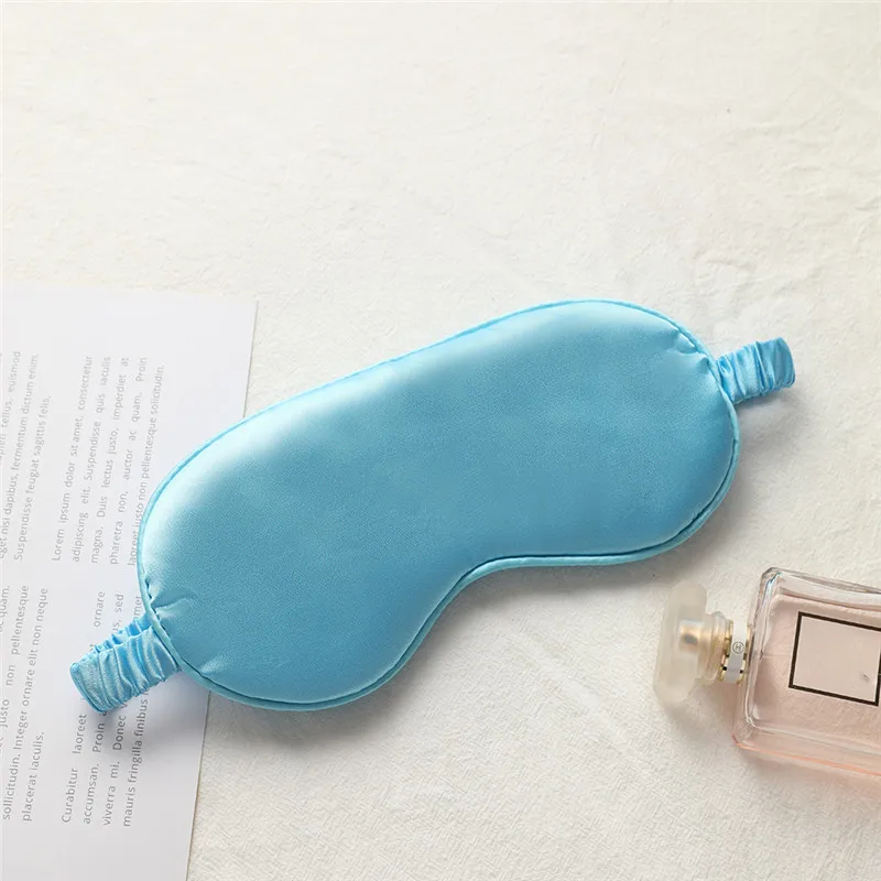 Оптовая продажа шелковая сатиновая маска для сна для женщин и мужчин Мягкая повязка на глаза для ночного сна повязка на глаза