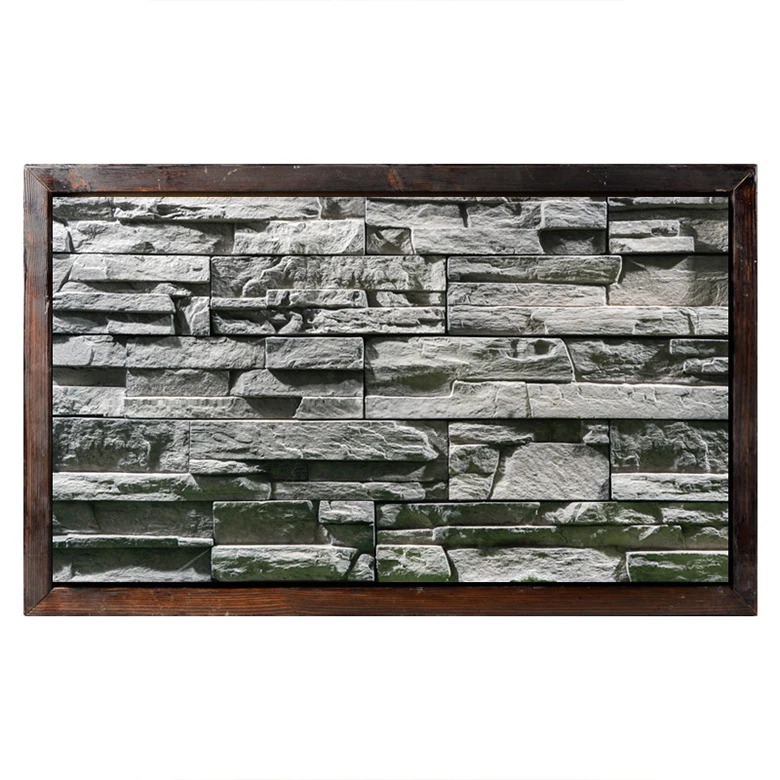 Rusted artificial cultured stone cement mold manufactured outdoor wall cladding exterior culture stone