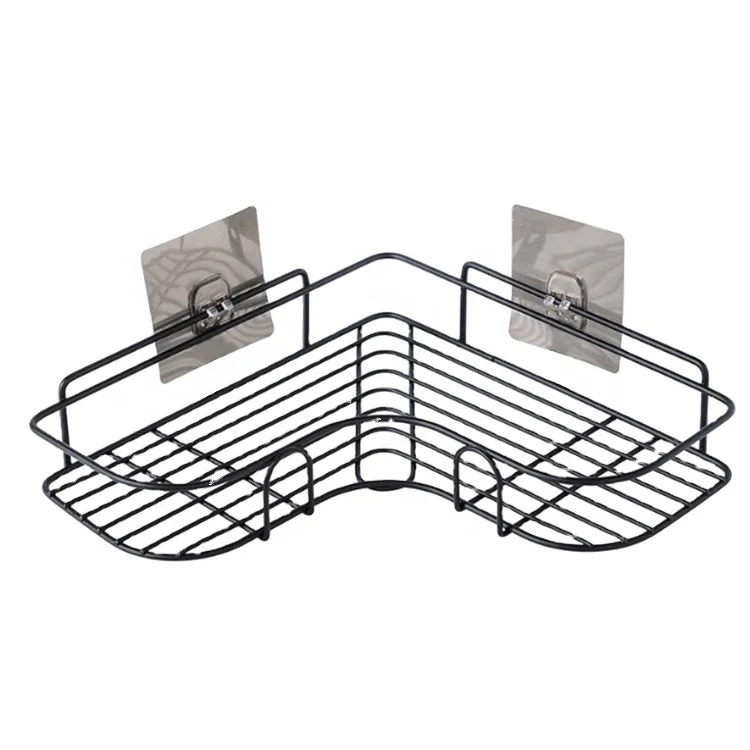 2020 New Style Wall Mount Kitchen and Bathroom Storage Shelf Spice Shelf Holder Shower Shelf ,SS304 And Iron Shower Caddy Basket