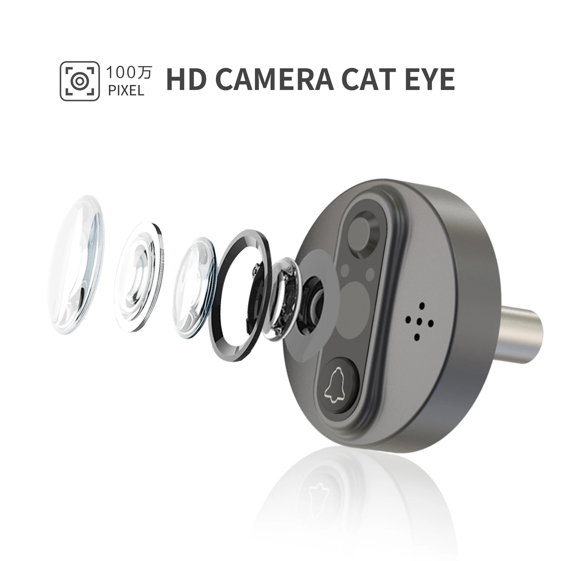 Visitor Door Bell Face Detection Door Bell Camera Wifi Hd Video Doorbell Remote Door Bell