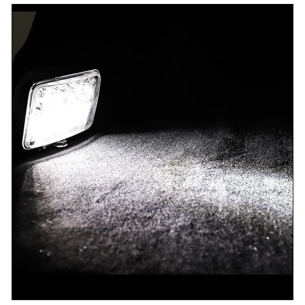 High Power 4 Inch 78W LED Work Light 12V 24V Flood Spot Lamp Square 4X4 Light For Off Road Car/Truck SUV Auto Vehicles