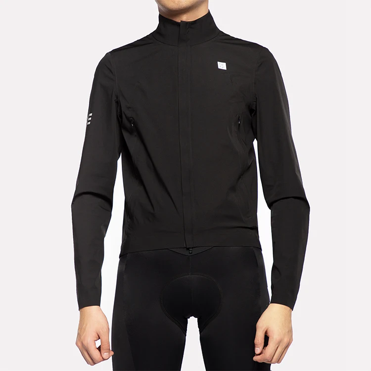 OEM service high quality taped process waterproof mens bike cycling rain jacket