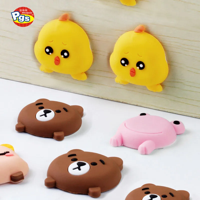 Silicone rubber bumper pad doorknob stopper round door stop