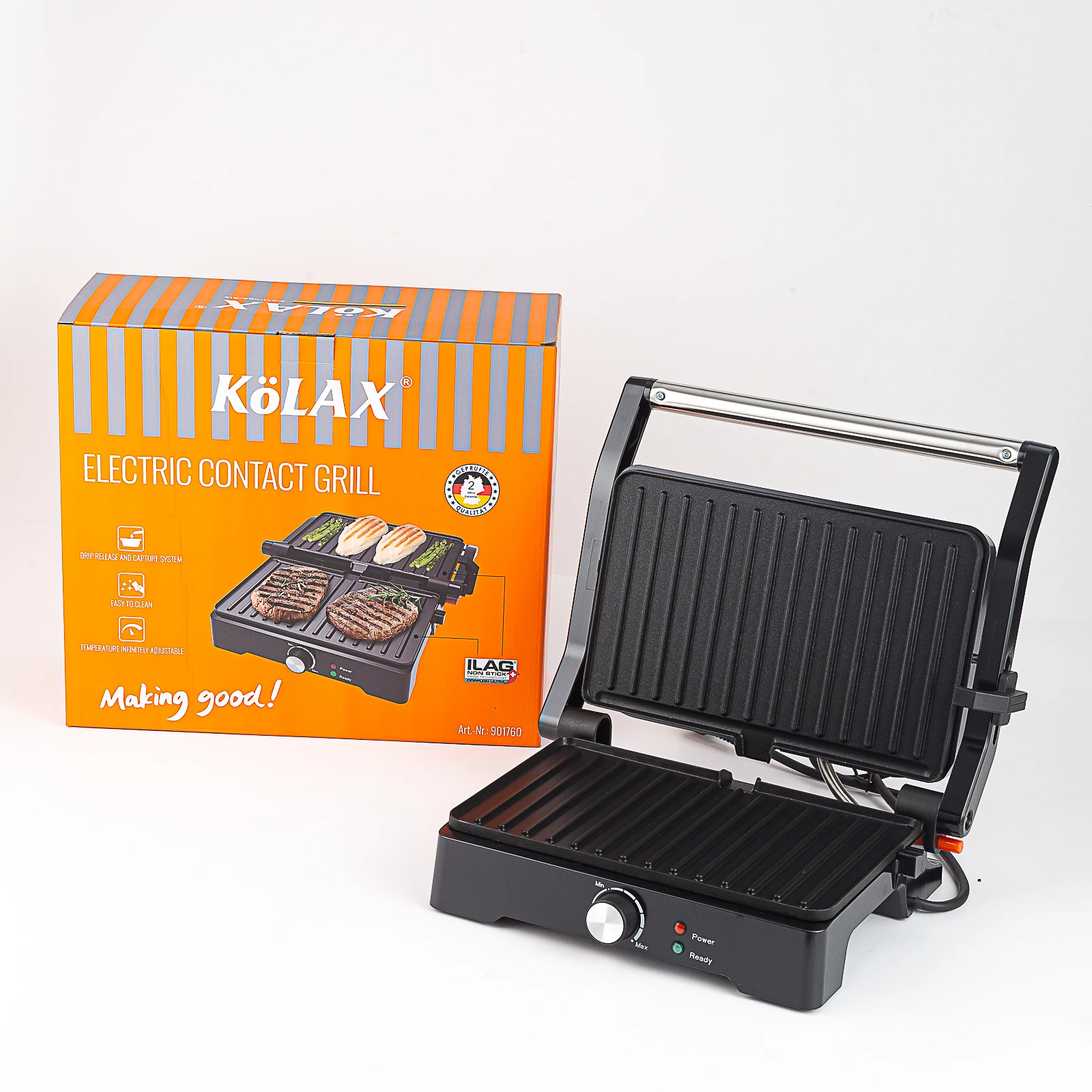 kolax brand household kitchen appliances electric grill barbecue machine  hotplate smokeless grilled meat pan contact grill