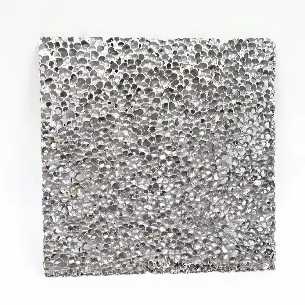 Foam Aluminum with Energy Absorption Properties for Building Protective Fields