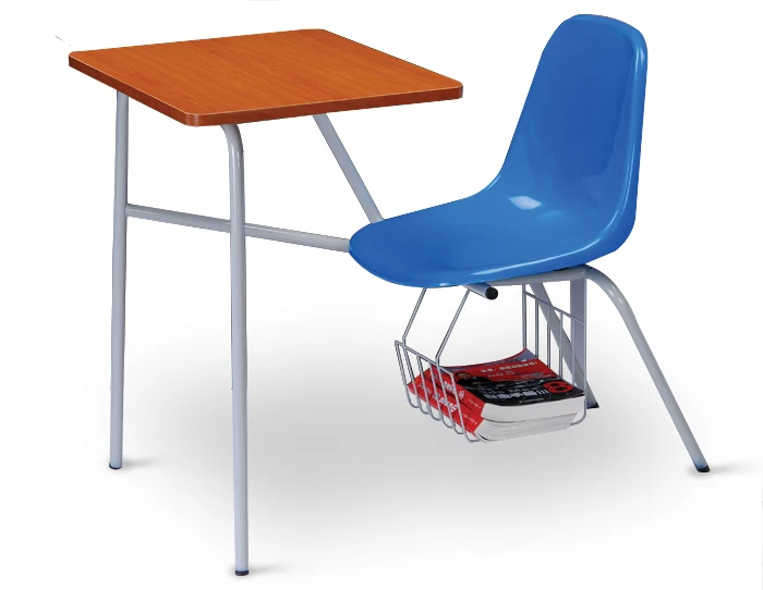 Economic School Furniture Student Desk and Chair Set for Classroom