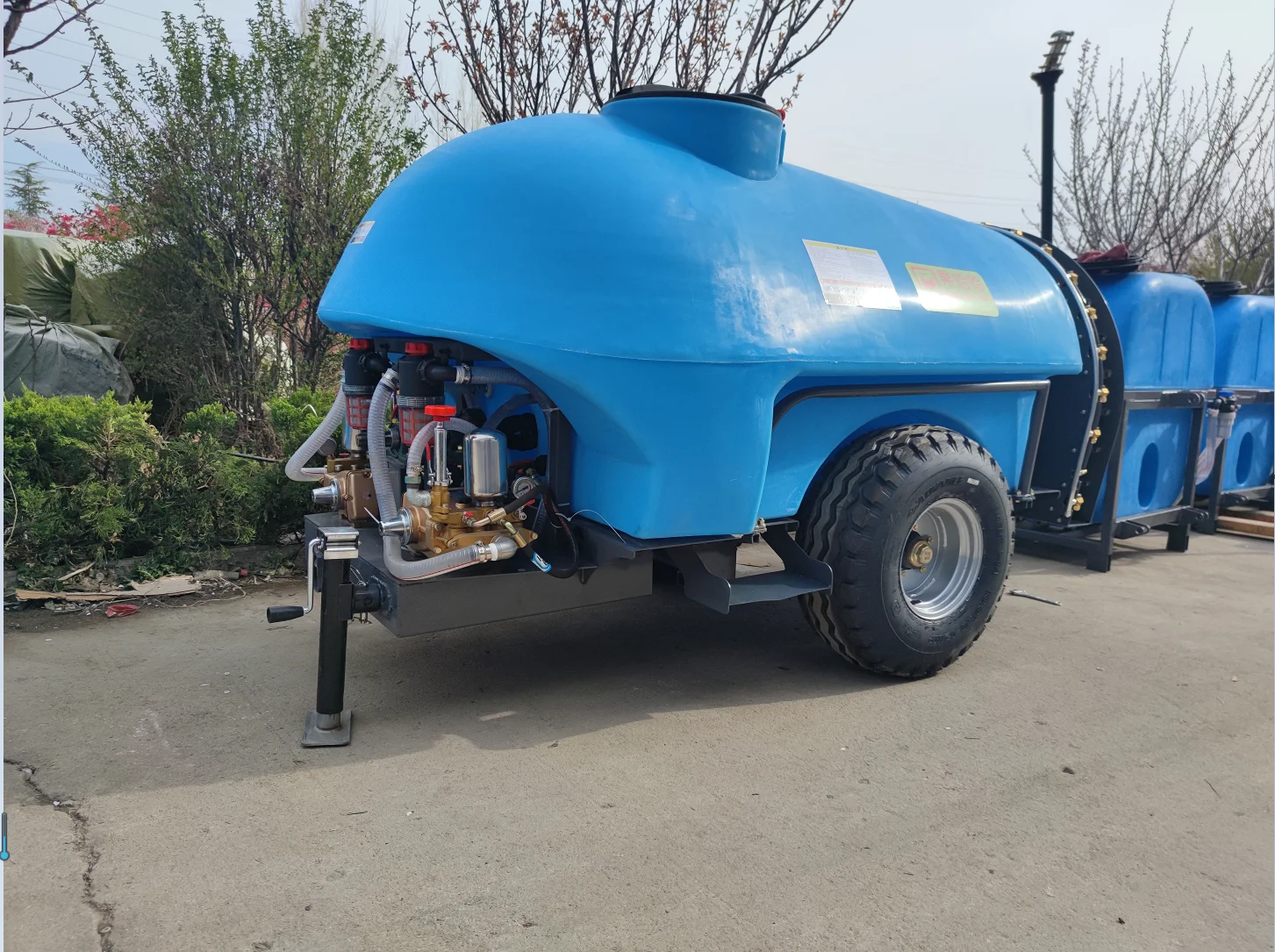 1600 литровый трактор, Прицепной опрыскиватель, большой объем, трактор, оборудование для опрыскивания, пневматический опрыскиватель GUOHAHA
