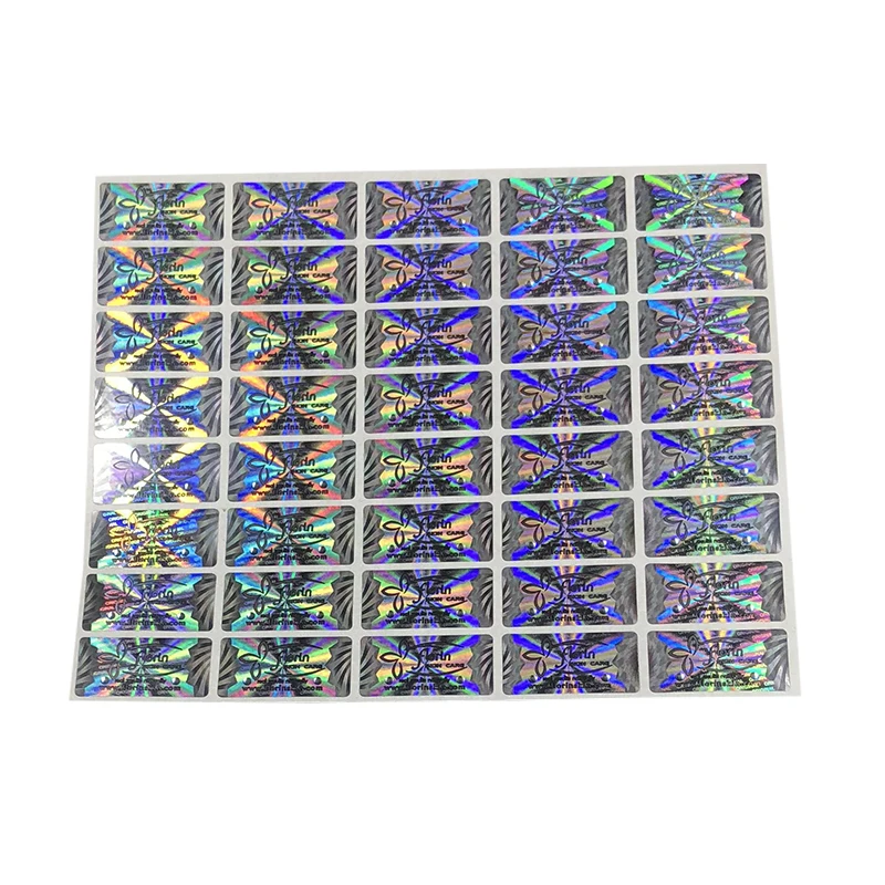 Custom Printing Warranty Holographic Label Logo Roll Scratc Off Hologram Sticker Manufacturer