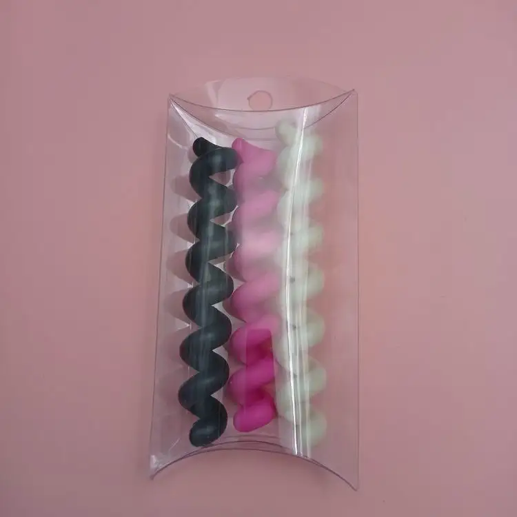 clear acetate plastic printed pillow box for gift/hardware/electronic/toy/scafts