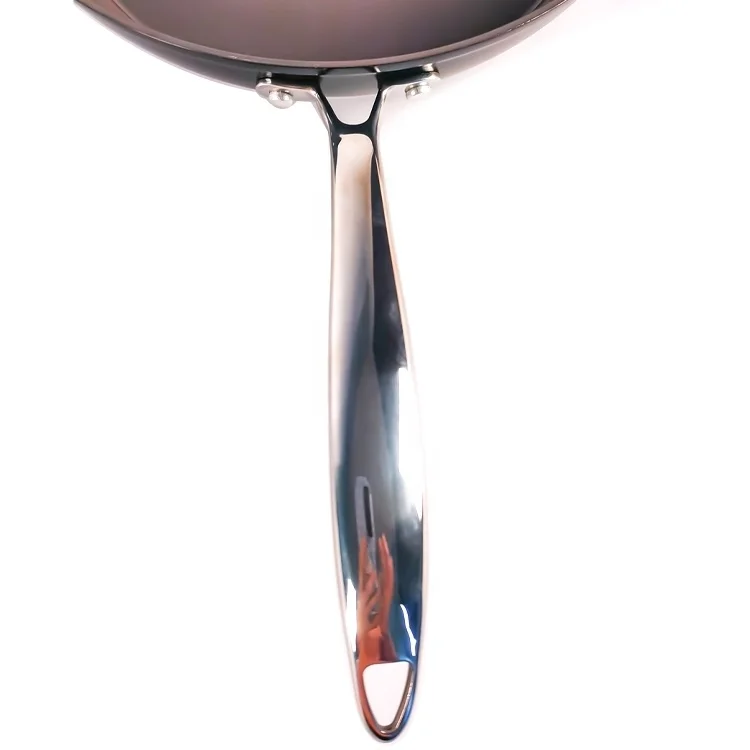 Wholesale Durable Ceramic Coating Forged Aluminum Non-stick Fry Pan with Stainless Steel Handle