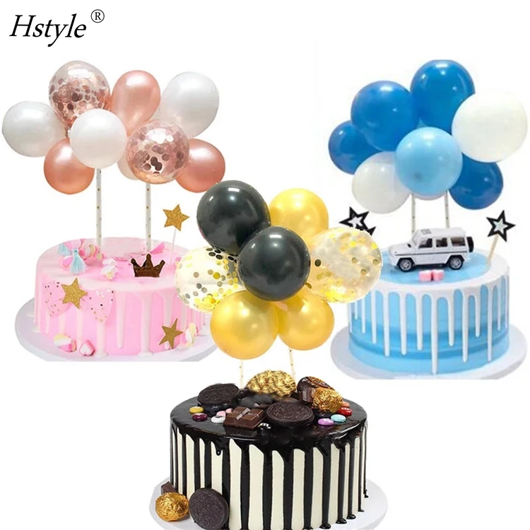 Настраиваемый воздушный шар, облако, торт, Топпер, мини-воздушный шар, гирлянда, торт, Топпер, 10 шт., 5 дюймов, воздушные шары для дня рождения, Baby Shower SET0641