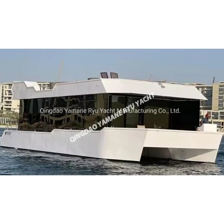 House Boat Floatnest Pontoon House Boat House Boat Luxury Aluminum With Engine