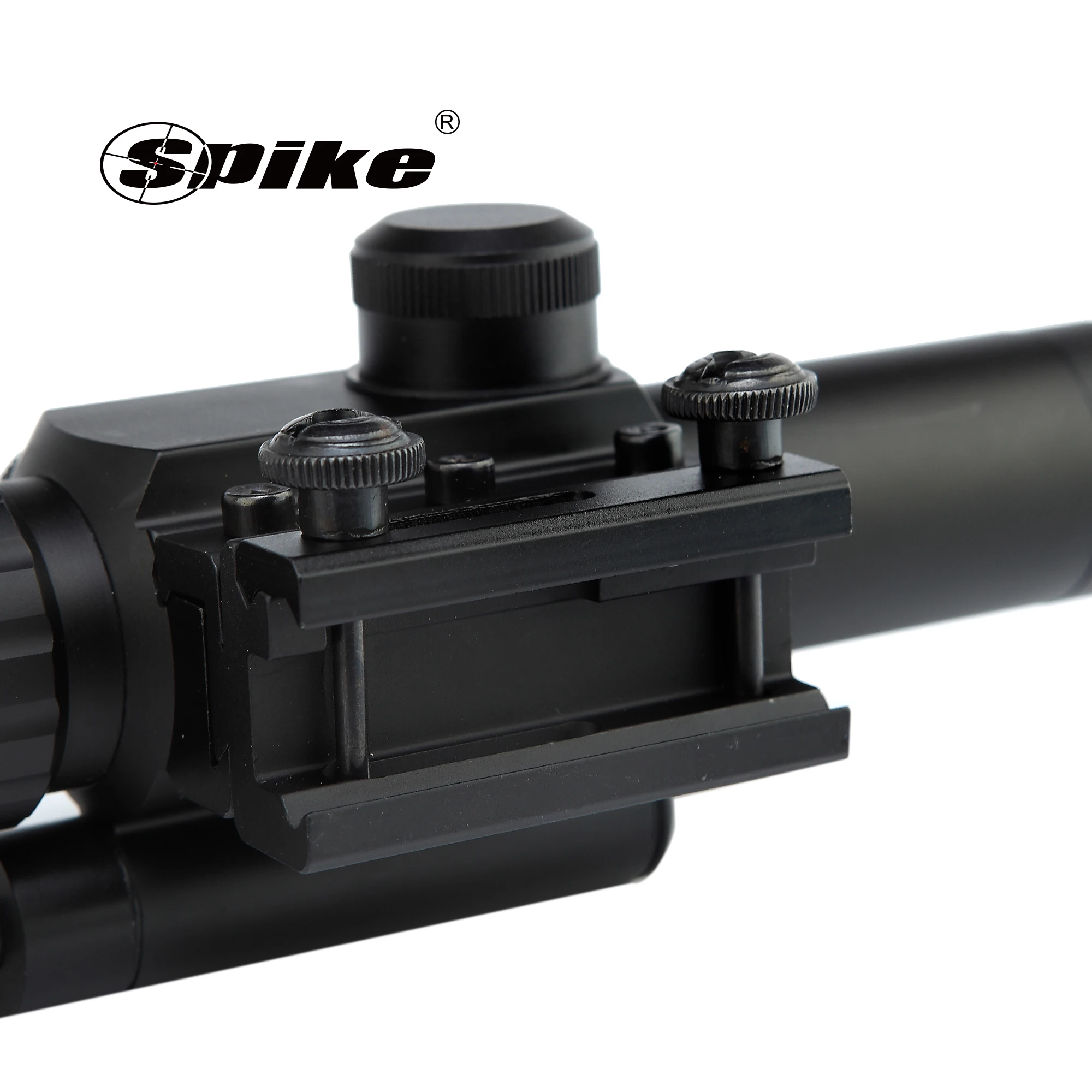 Spike Optics 4X25(M6) Red Green Illumination Scope with Red Laser Sight