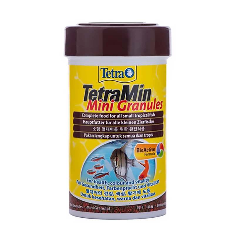 45g/112g Tropical Fish Food Aquarium gold fish feed yellow bottle wholesale