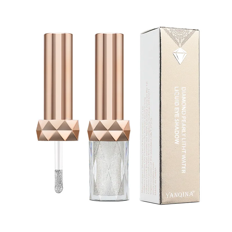 Wholesale Cosmetics Shiny Liquid Eyeshadow Waterproof Custom Glitter Shimmer Liquid Pigment Eye Shadow Natural 3 Years Wet 3pcs