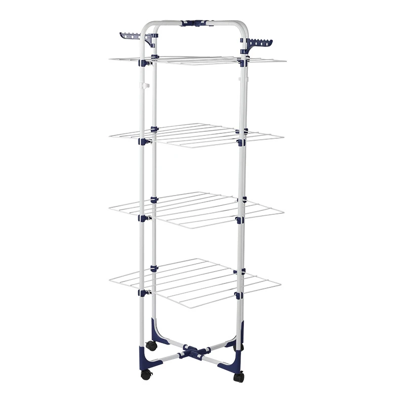 Clothes Accessories Winged Foldable 3 Layers clotheslines Stand Drying Rack Laundry folding clothes drying rack