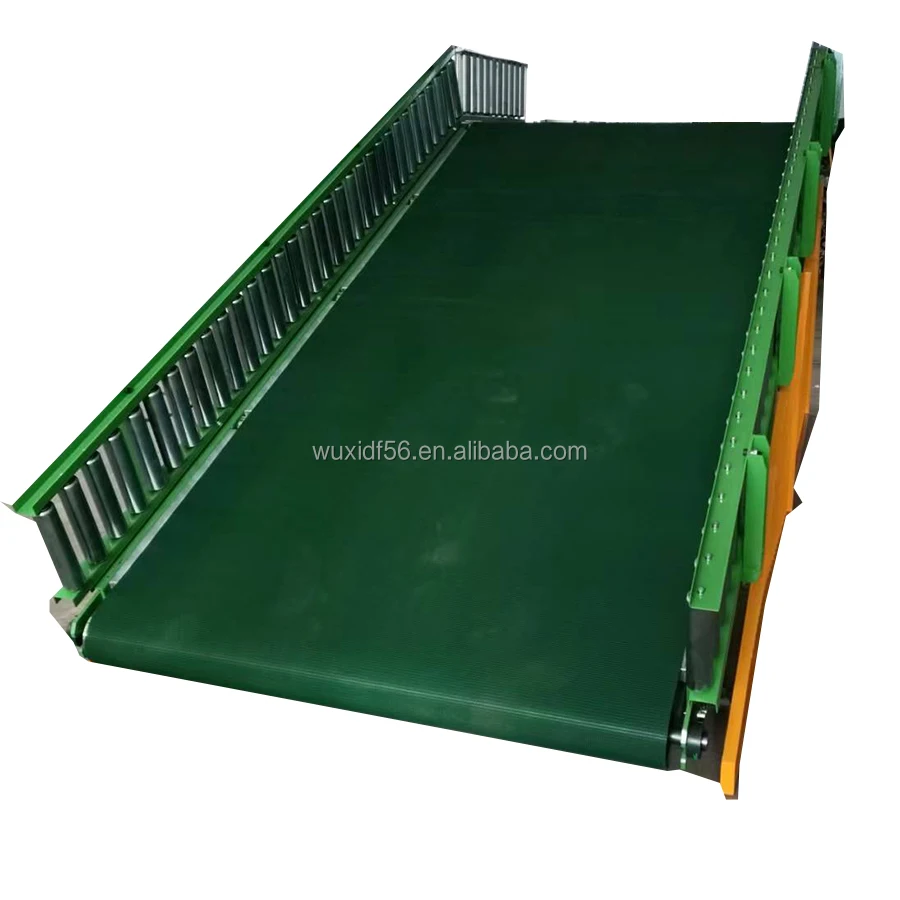 Ленточный конвейер с наклонной травой из ПВХ для транспортировки шин, вертикальный подъемник среднего и тяжелого веса