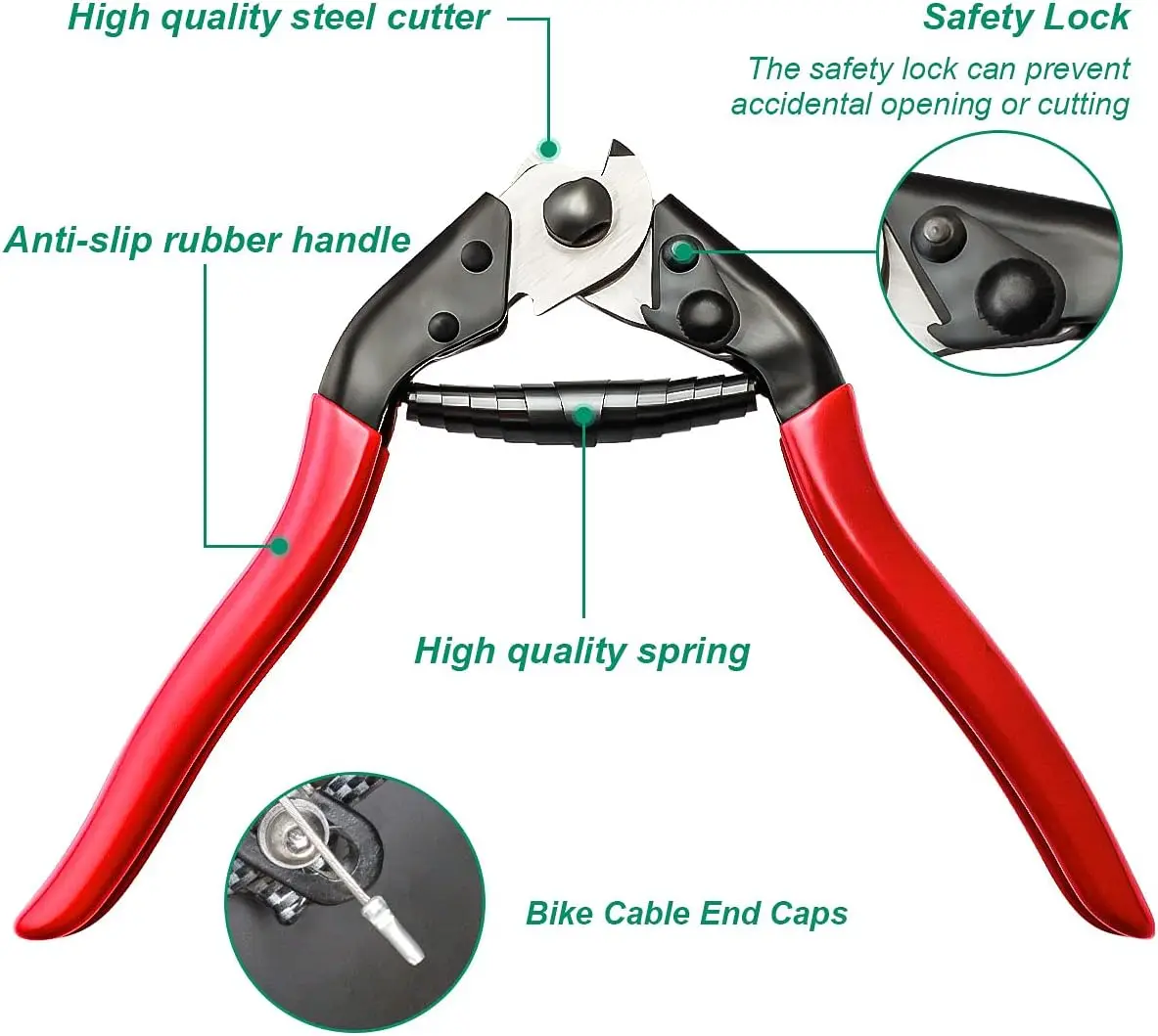 Wire Nipper Cutters Bicycle Bike Line Tube Steel Service Repair Assembly Tool