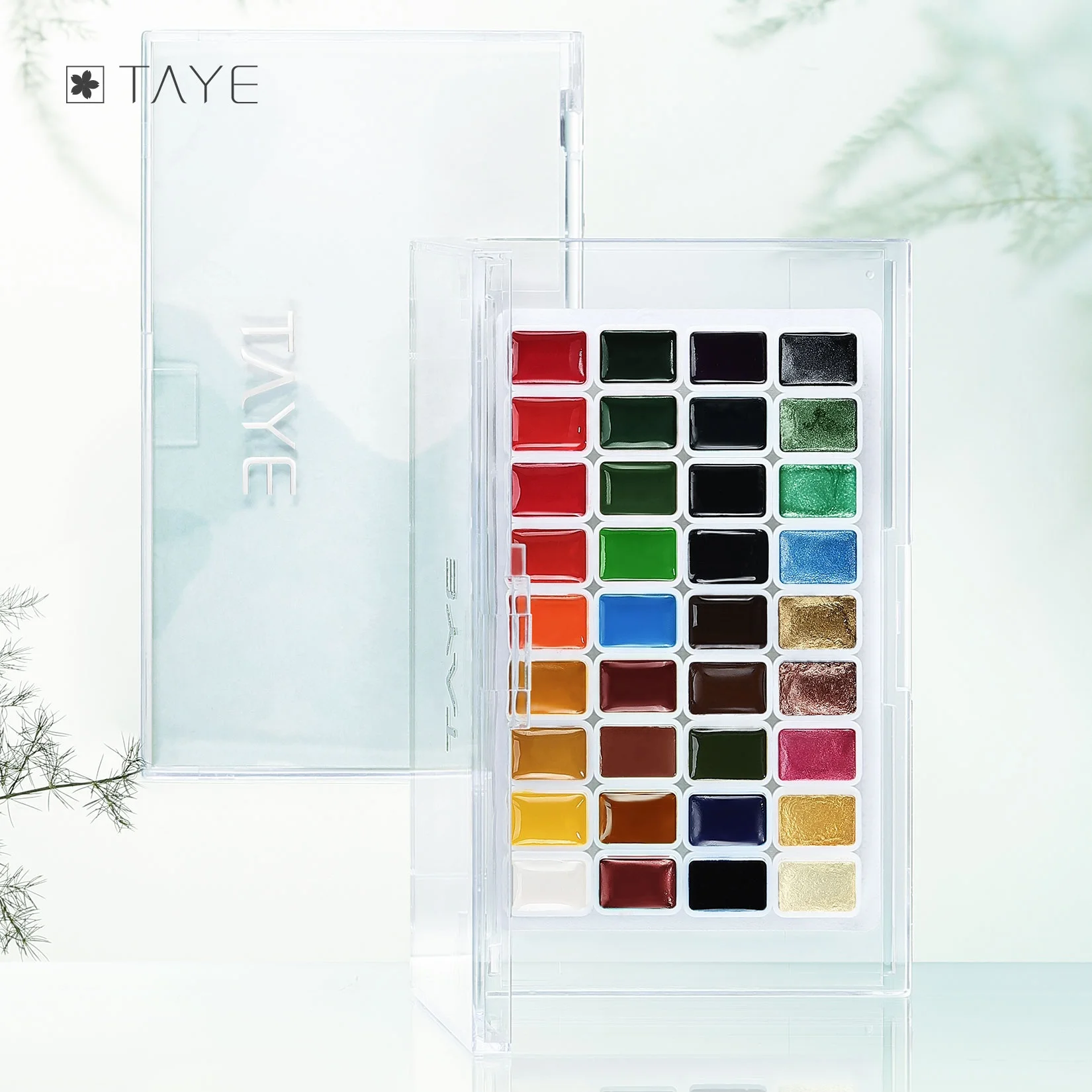 Hot Sale factory price 36 colors nail  watercolor paint set for nail art