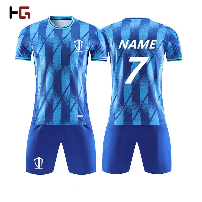 Soccer Uniform Kids Boys Football Jersey Team Set Uniforms De Futbol Soccer Completos Football Training Kit