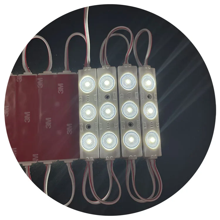 86x18 big size  3chip 160 bean angle lens white 6000k 12000k DC12V 1.8W module led for Channel letter light