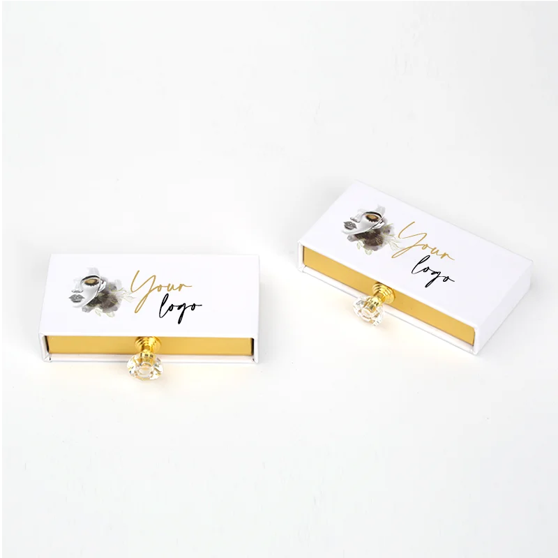 Make your own eyelash box wholesale price mink eyelash with private custom packaging