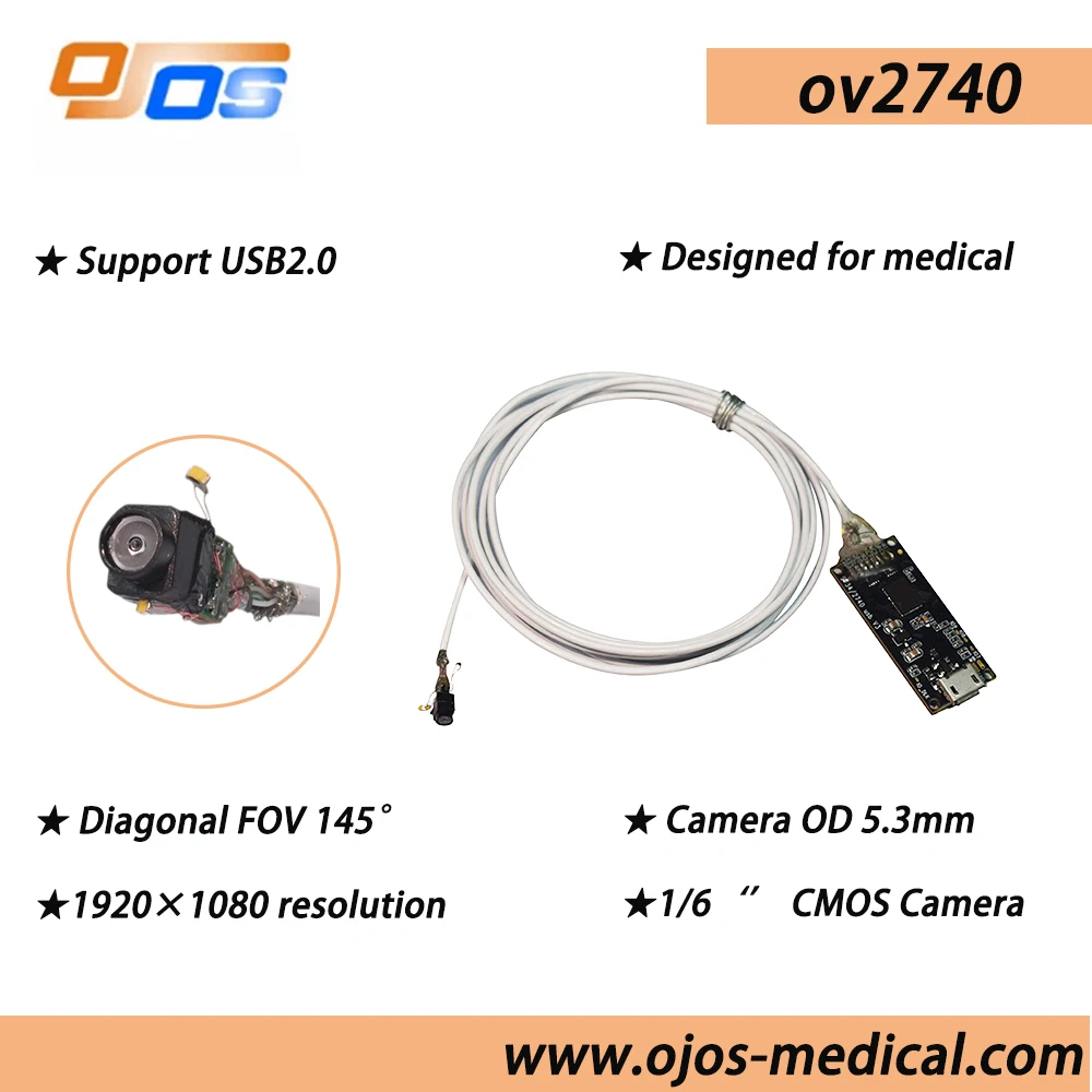 HD 5.3mm camera endoscope module for endoscopy Ov2740