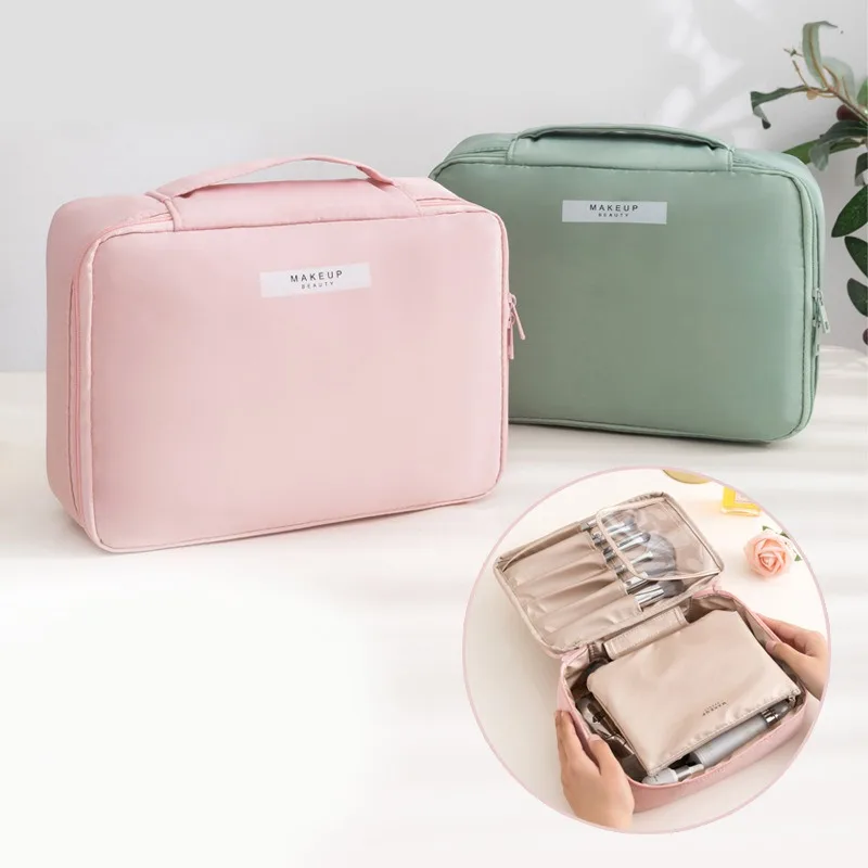 New Creative Product Waterproof Portable Travel Makeup Storage Pouch Organizer Bag Cosmetic Storage Bag For Women
