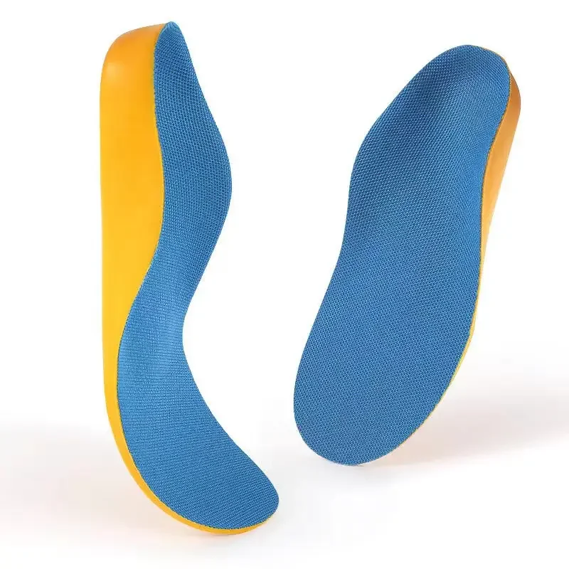 Hot Kids Arch Support Insole Planter Fasciitis Foot Orthopedic Shoe Insert Pad PU Cushion Insole Flat Feet Shoe Insert