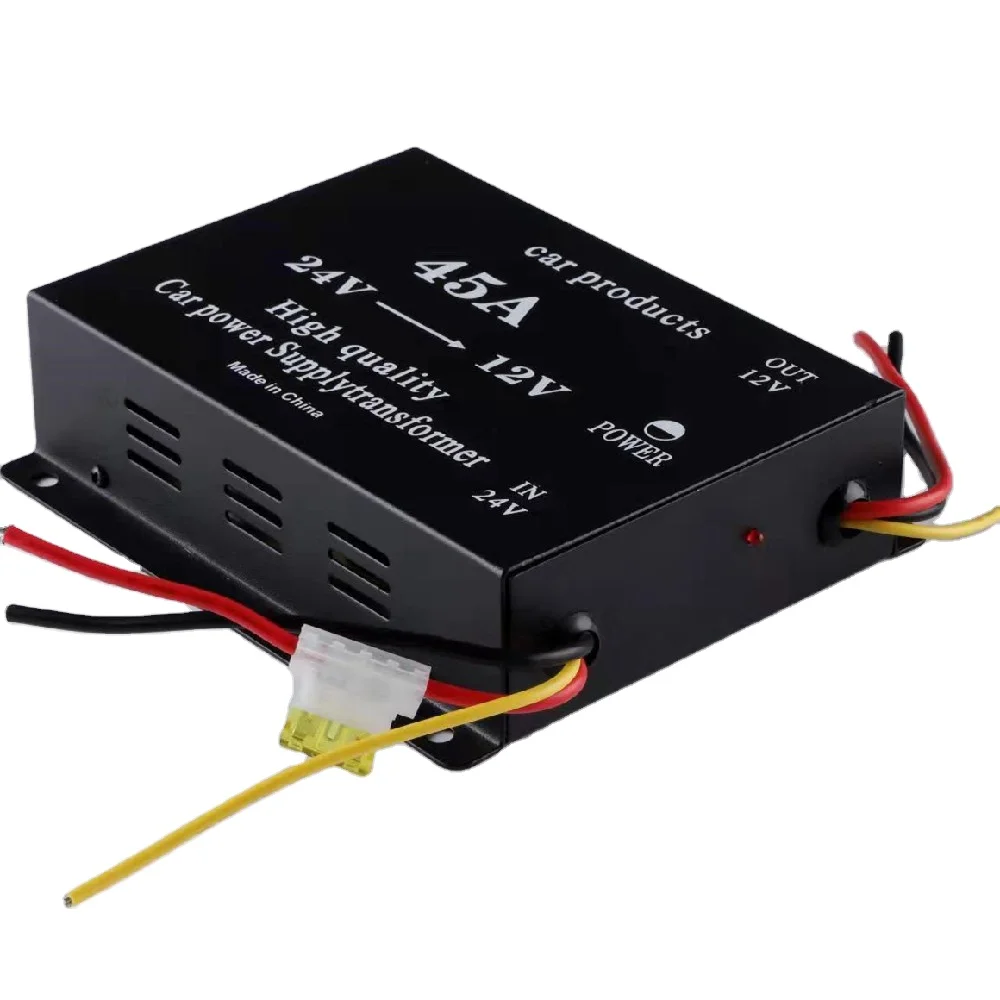 Hot Sale New Car Power Supply Transformer Dc24v To Dc12v 45A Buck Converter For 45a Vehicle Transformer