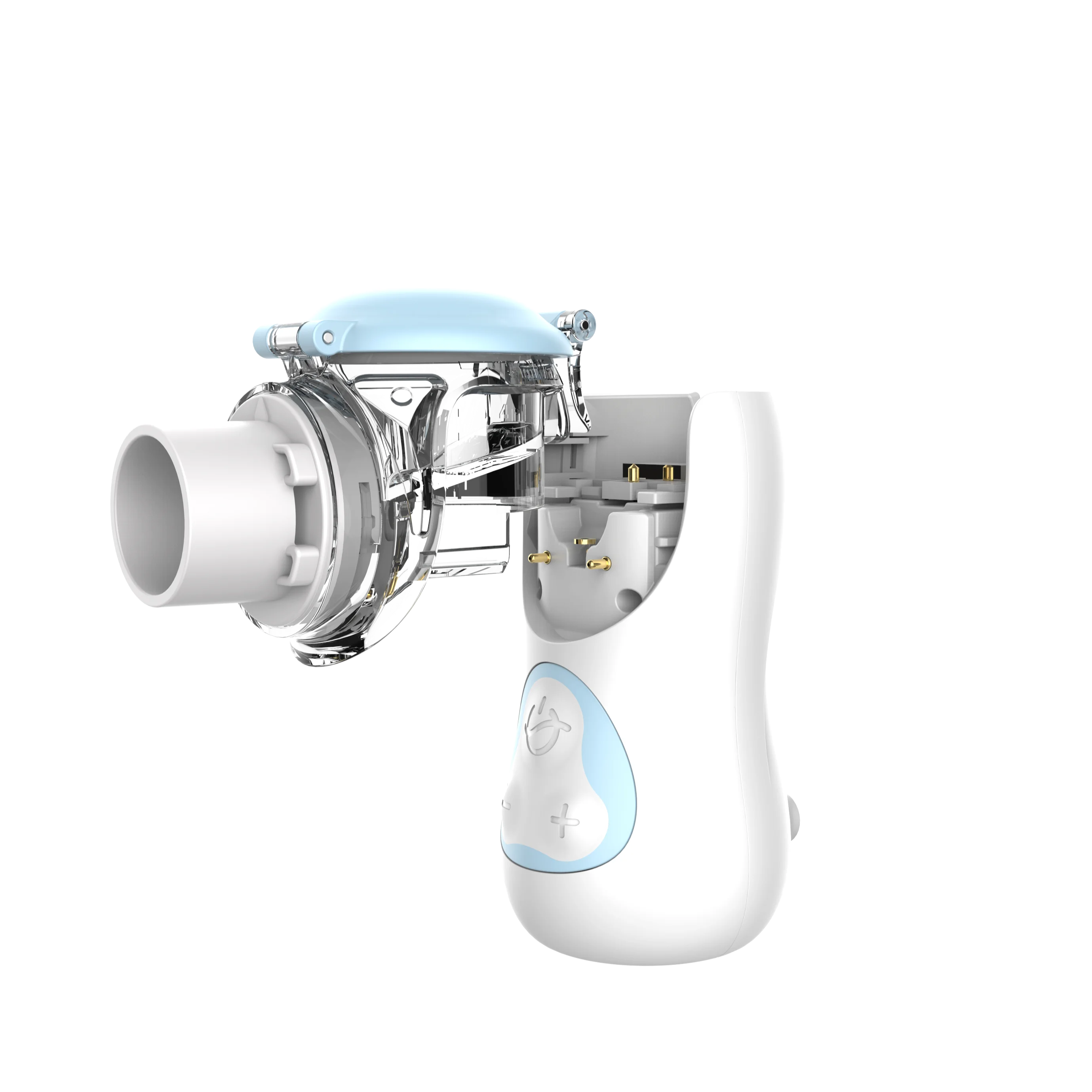 Frequency mesh nebulizer with nebulization adjustable inhaler medication device with two modes Feellife spray device