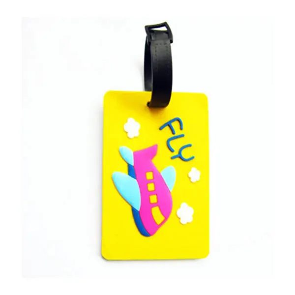 Custom soft rubber luggage tags pvc hand saw pvc handle transparent pvc label