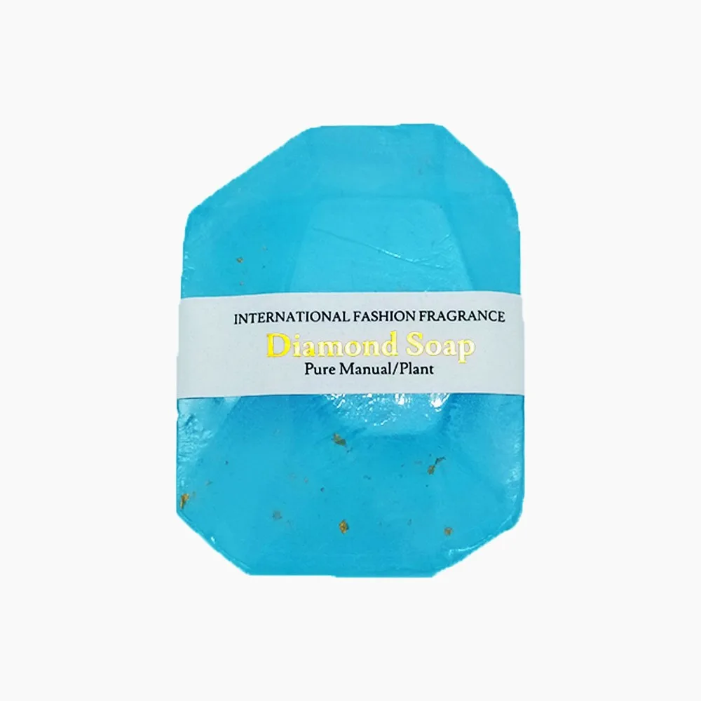 Natural Factory Wholesale Hyaluronic Acid Gold Leaf Gem Crystal Handmade Soap