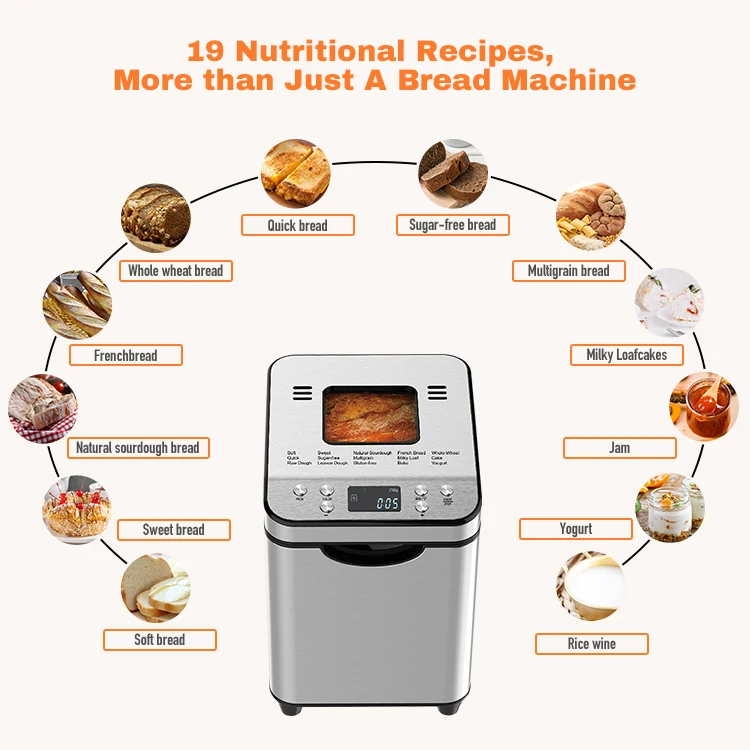 Professional High Quality Electric Toast Bread Maker Machine For Home Automatic Bread Maker